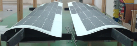Tragflächen Elektra-One-Solar mit Solarpanel